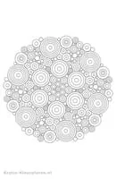 Mandalas Geo kleurplaat 5